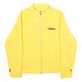NFL Mens Yellow Zip Jacket M Polyester Plain Casual Sportswear Lightweight