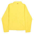 NFL Mens Yellow Zip Jacket M Polyester Plain Casual Sportswear Lightweight