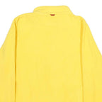 NFL Mens Yellow Zip Jacket M Polyester Plain Casual Sportswear Lightweight