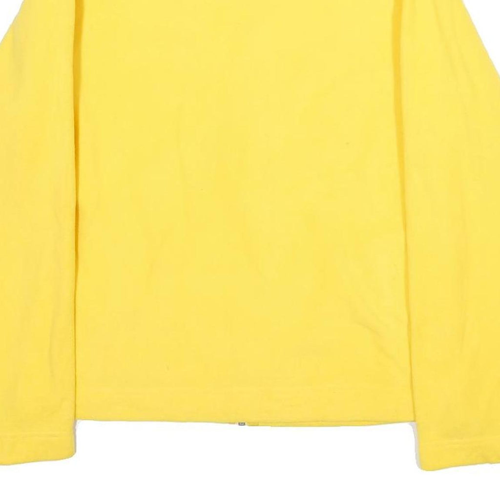 NFL Mens Yellow Zip Jacket M Polyester Plain Casual Sportswear Lightweight