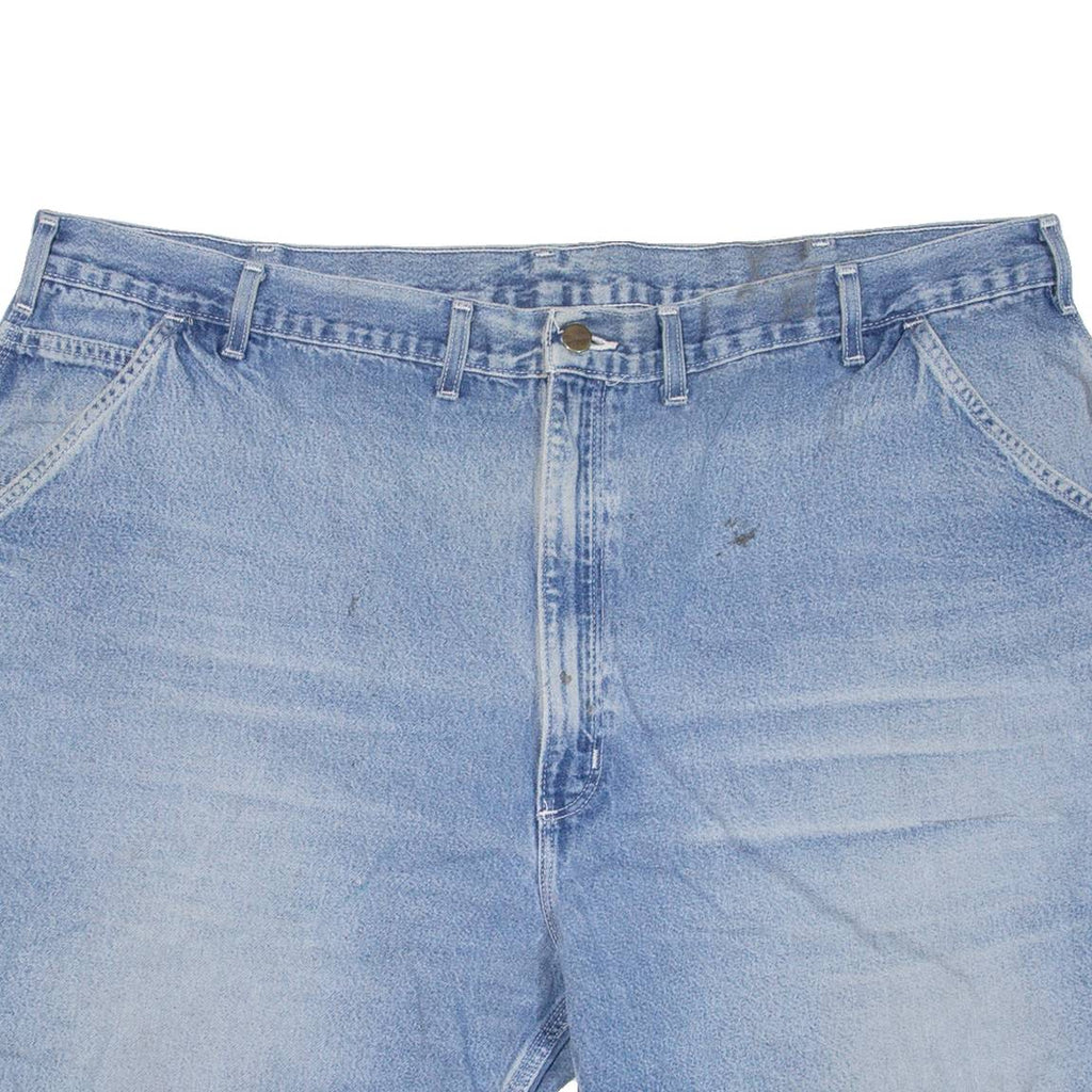 CARHARTT Mens Workwear Shorts Blue Relaxed 2XL W44