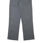 DICKIES Mens Cotton Blend Grey Regular Straight Trousers W29 L31 Workwear Zip