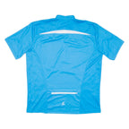 LOFFLER Cycling Mens Jersey Blue 1/2 Zip XL