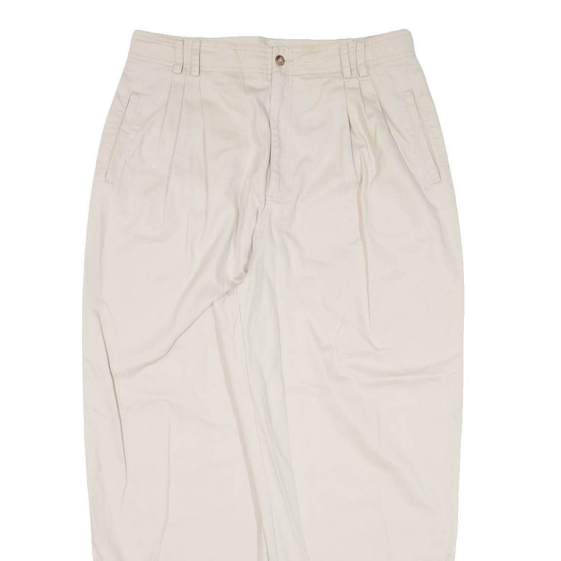 VILLAGER SPORT Womens Trousers Beige Loose Tapered W31 L27