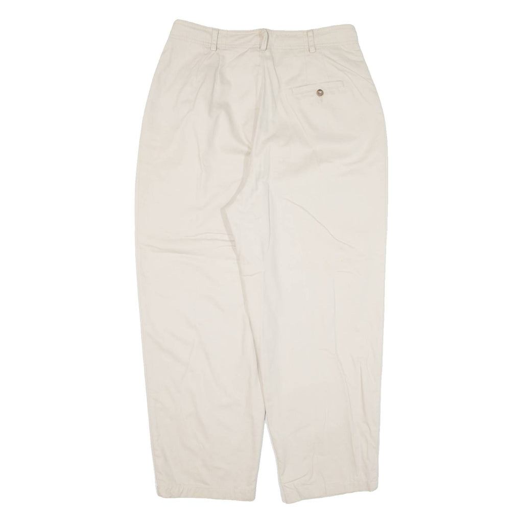 VILLAGER SPORT Womens Trousers Beige Loose Tapered W31 L27