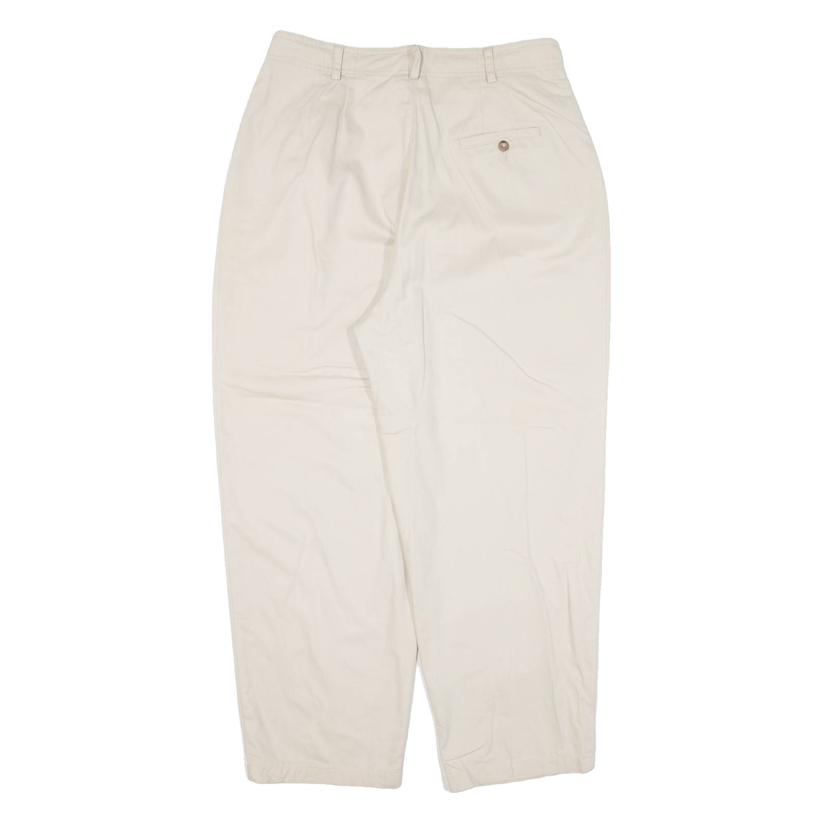 VILLAGER SPORT Womens Trousers Beige Loose Tapered W31 L27