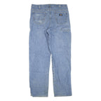 DICKIES Mens Regular Blue Denim Jeans W36 L34 Workwear Pocket Zip Closure
