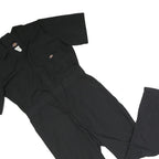 DICKIES Mens Black Polyester Blend Dungarees Regular Fit Short Sleeve M W36 L31