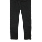 LEVI'S 512 Mens Jeans Black Slim Skinny Denim Raw W31 L31 Zip Cotton Blend