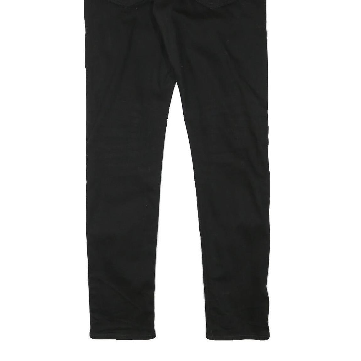 LEVI'S 512 Mens Jeans Black Slim Skinny Denim Raw W31 L31 Zip Cotton Blend