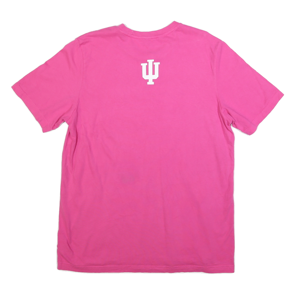 ADIDAS Womens Pink L Never Daunted Graphic T-Shirt Short Sleeve Crew Neck