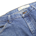 LEE Womens Jeans Blue Regular Straight Denim Medium W38 L30 Classic Zip Pockets