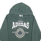 ADIDAS ORIGINALS Womens Green Hoodie UK 4 Cotton Blend Pullover Casual