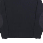 EQUIPMENTS Mens Navy Blue Plain Crew Neck Basic Knit Jumper M Wool Blend