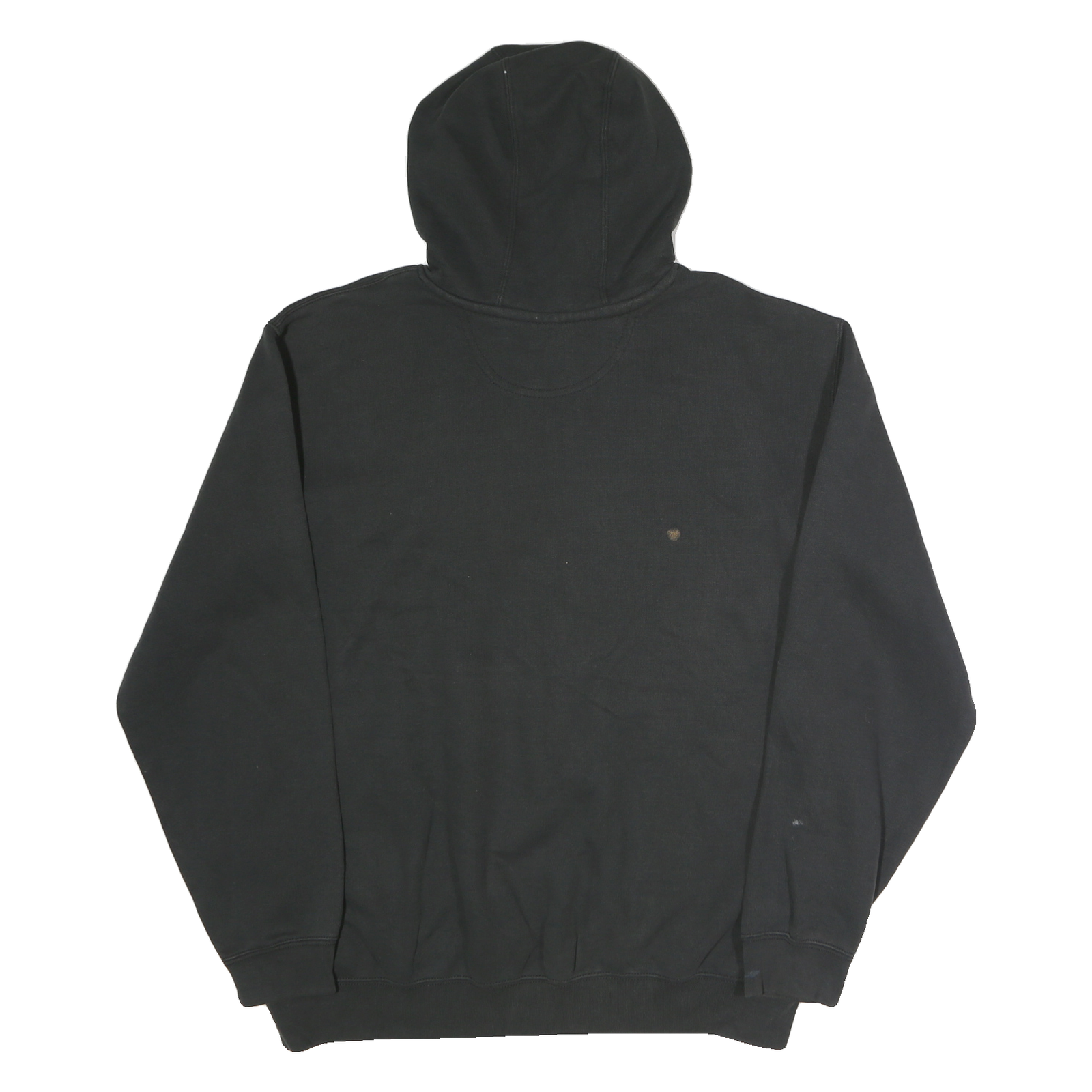 CARHARTT Mens Black Hoodie L Cotton Casual Workwear Pullover Pocket
