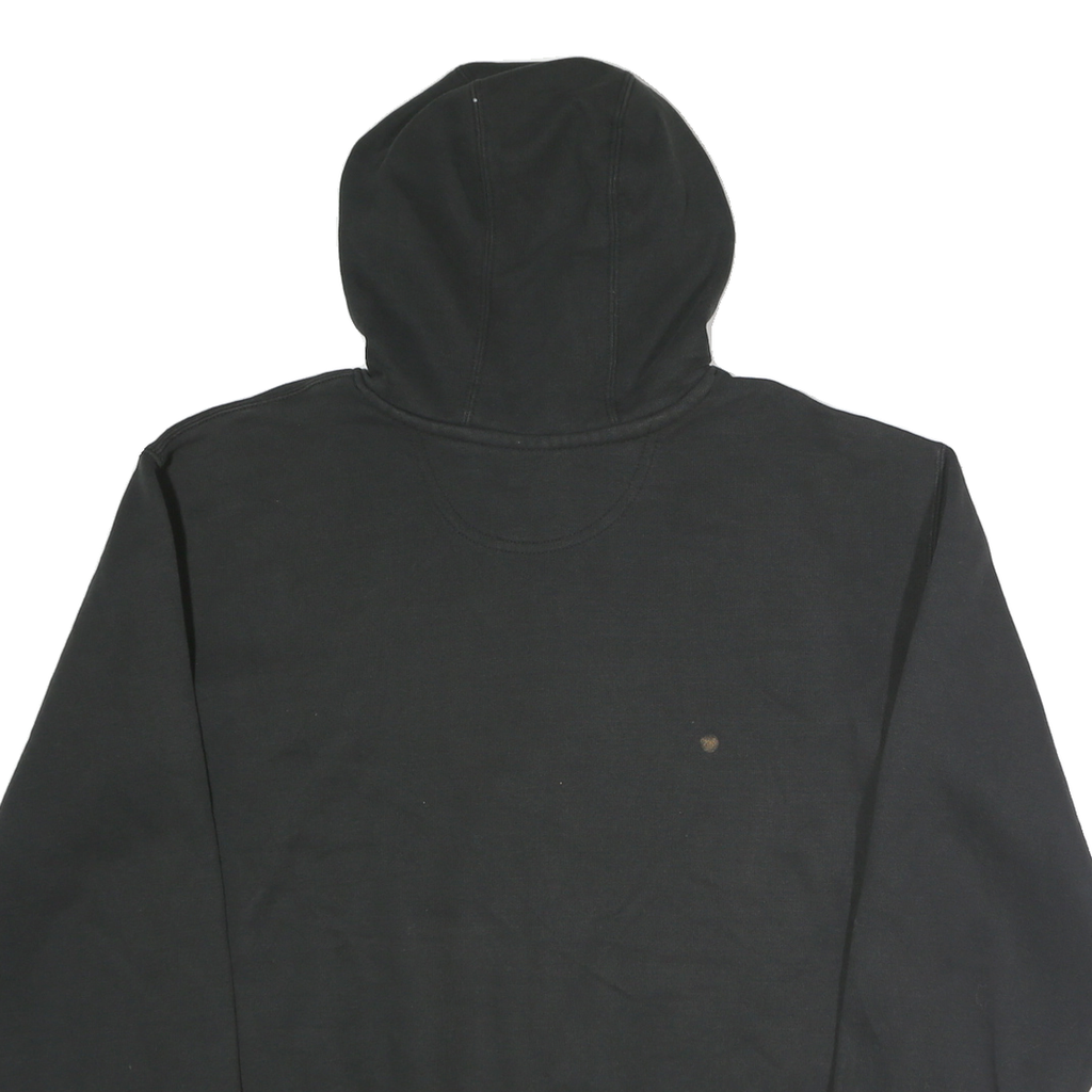 CARHARTT Mens Black Hoodie L Cotton Casual Workwear Pullover Pocket