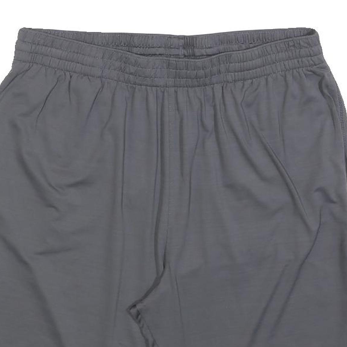 REEBOK Mens Shorts Grey Casual Polyester L W30 Speedwick Athletic Wear
