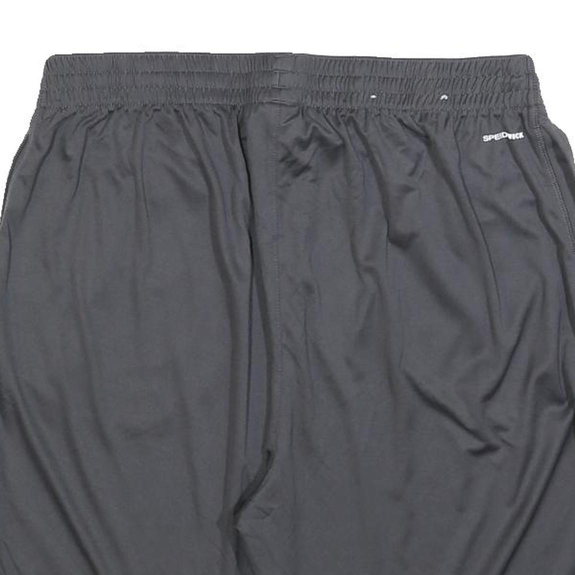 REEBOK Mens Shorts Grey Casual Polyester L W30 Speedwick Athletic Wear