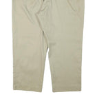DICKIES Mens Cotton Blend Beige Regular Fit Straight Leg Trousers W43 L26 Casual