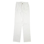 Womens Trousers White Slim Straight W26 L33