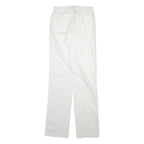 Womens Trousers White Slim Straight W26 L33