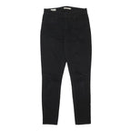 LEVI'S 721 BIG E Womens Jeans Black Slim Skinny Denim W31 L30 Zip Cotton Blend