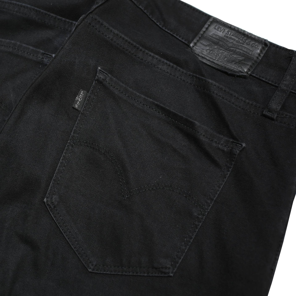 LEVI'S 721 BIG E Womens Jeans Black Slim Skinny Denim W31 L30 Zip Cotton Blend