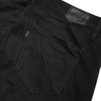 LEVI'S 721 BIG E Womens Jeans Black Slim Skinny Denim W31 L30 Zip Cotton Blend
