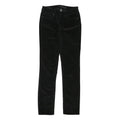 CALVIN KLEIN JEANS Womens Cotton Blend Black Regular Fit Skinny Trousers W28 L30