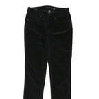 CALVIN KLEIN JEANS Womens Cotton Blend Black Regular Fit Skinny Trousers W28 L30