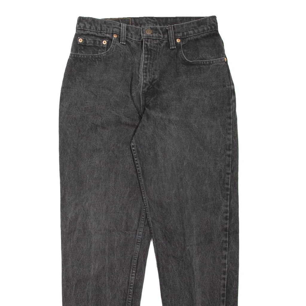 LEVI'S 550 Womens Jeans Black Regular Mom 90s W28 L29