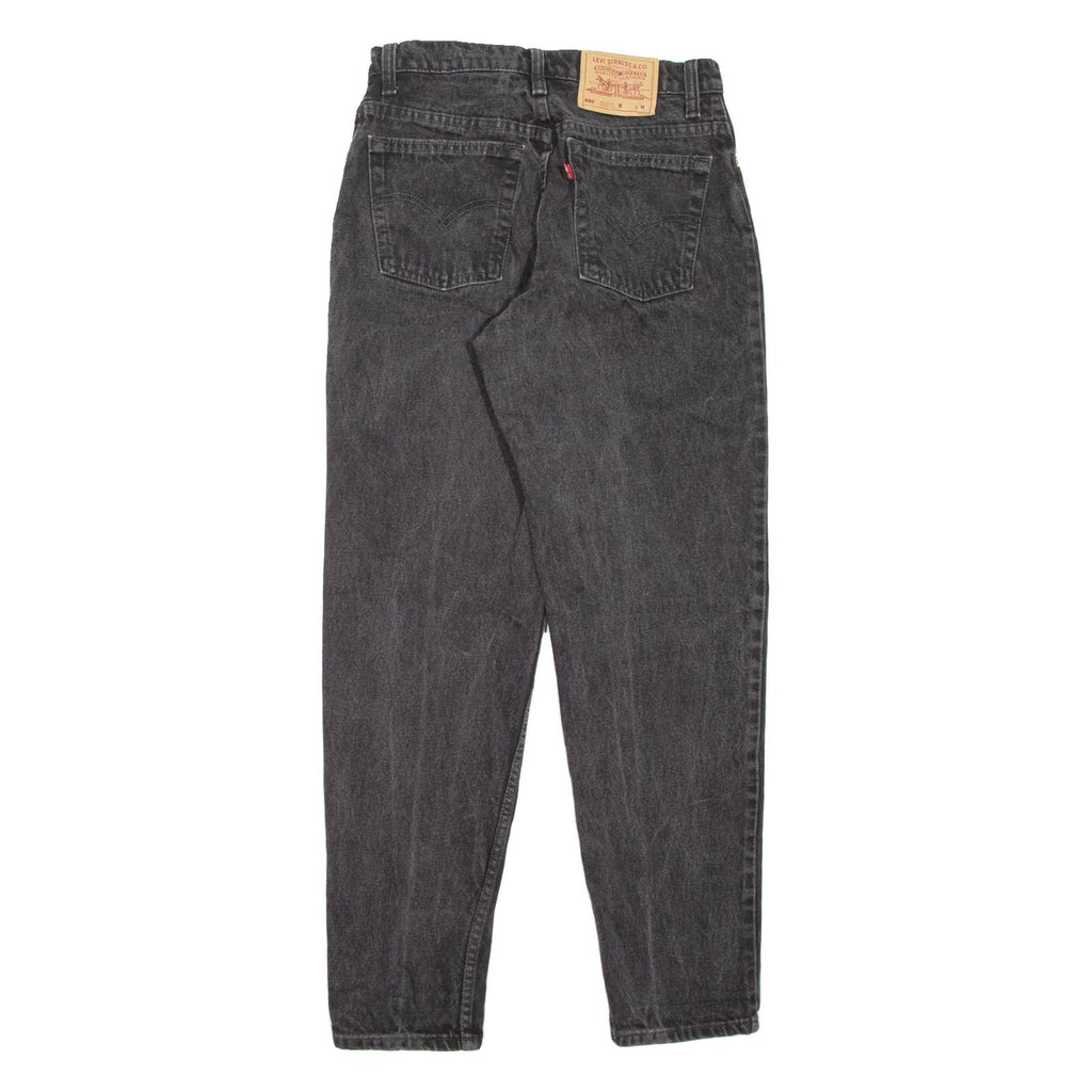 LEVI'S 550 Womens Jeans Black Regular Mom 90s W28 L29