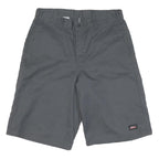 DICKIES Mens Shorts Grey Casual L W34 Workwear Cotton Blend Durable