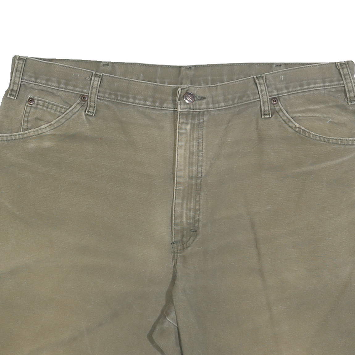 DICKIES Mens Shorts Beige Casual Cotton Blend XL W40 Workwear Utility