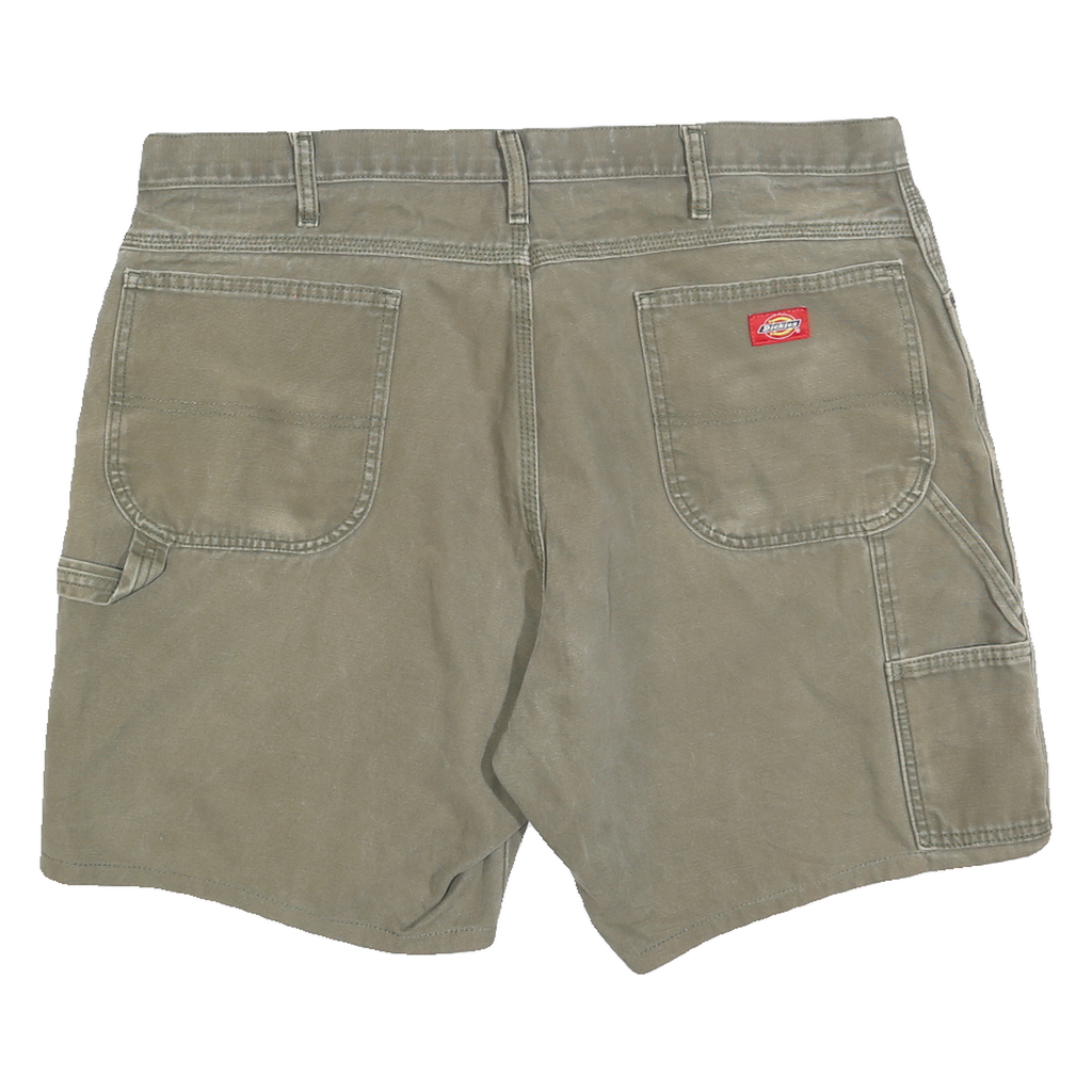 DICKIES Mens Shorts Beige Casual Cotton Blend XL W40 Workwear Utility