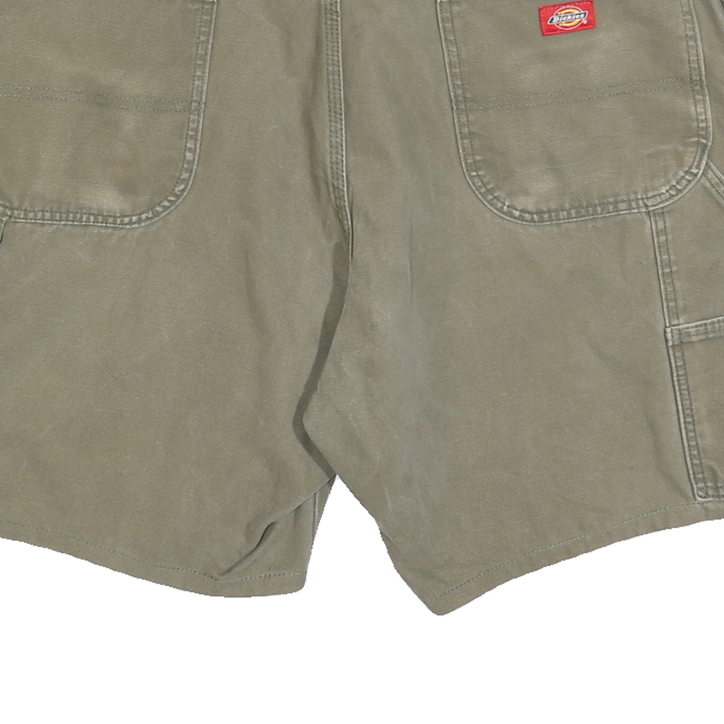DICKIES Mens Shorts Beige Casual Cotton Blend XL W40 Workwear Utility