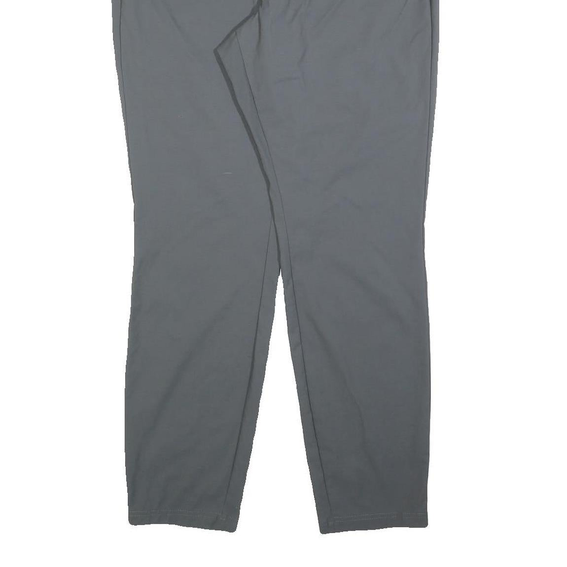 COLUMBIA Womens Grey Slim Tapered Trousers W34 L30 Polyester Outdoor Zip