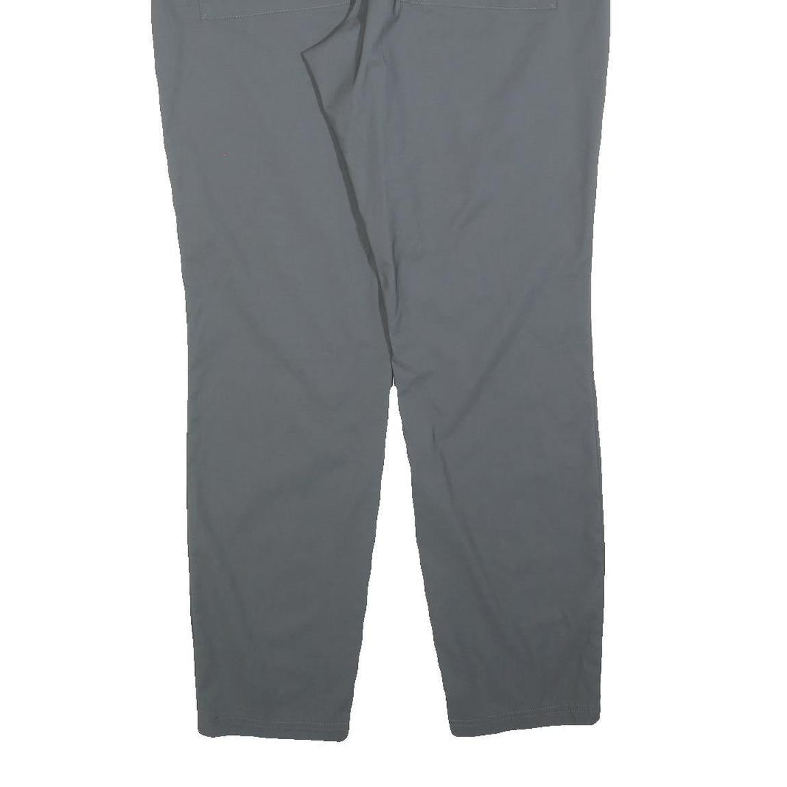 COLUMBIA Womens Grey Slim Tapered Trousers W34 L30 Polyester Outdoor Zip