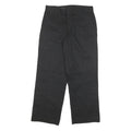 DICKIES Womens Black Regular Fit Straight Leg Cotton Blend Trousers W28 L27