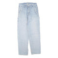 CARHARTT Womens Blue Denim Regular Fit Straight Leg Cotton Blend Light W26 L27