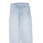 CARHARTT Womens Blue Denim Regular Fit Straight Leg Cotton Blend Light W26 L27