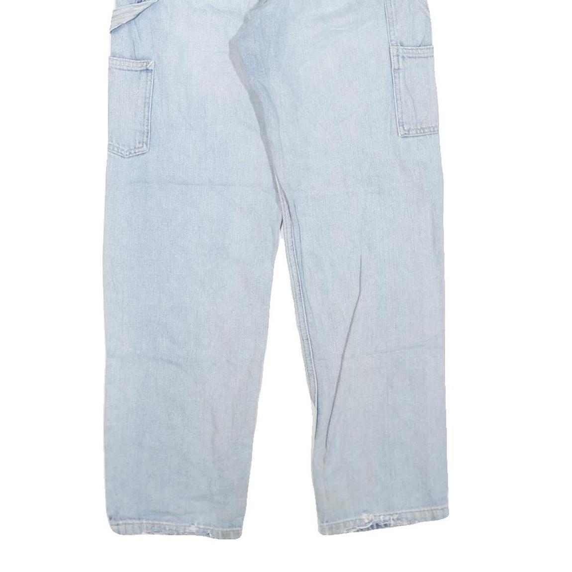 CARHARTT Womens Blue Denim Regular Fit Straight Leg Cotton Blend Light W26 L27