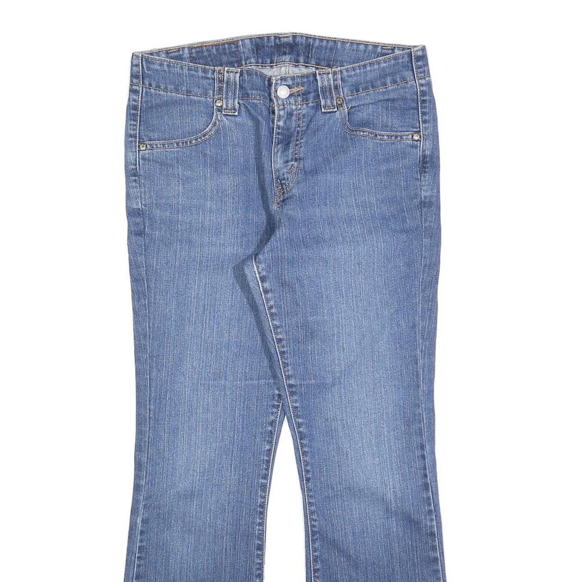 LEVI'S 525 Womens Jeans Blue Regular Flared Denim Medium W30 L27 Zip Cotton