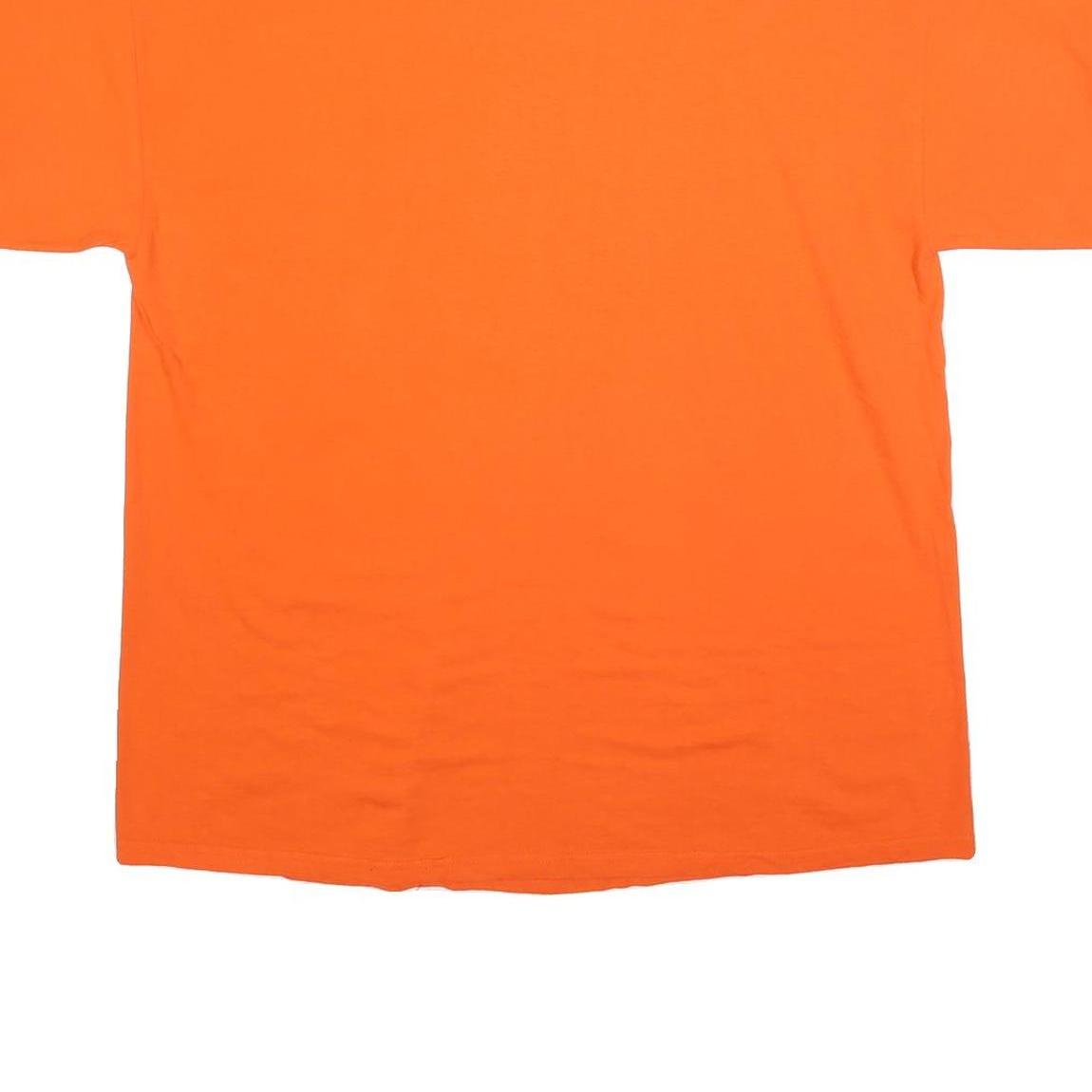 GILDAN Mens Orange San Francisco Gamer Graphic T-Shirt XL Short Sleeve Crew Neck