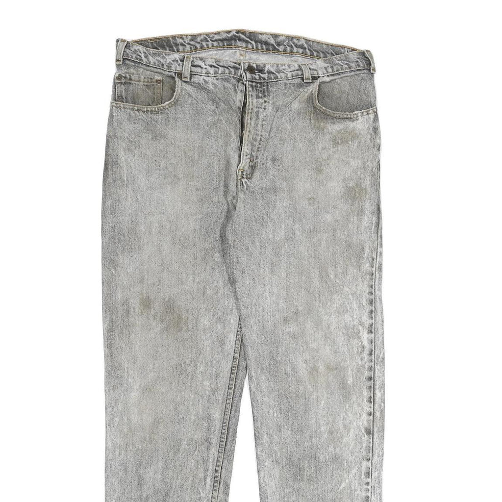 LEVI'S 555 Mens Jeans Light Blue Regular Straight Denim W36 L33 Zip