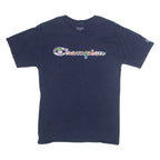 CHAMPION Womens T-Shirt Blue M