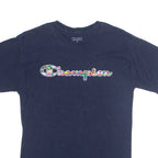 CHAMPION Womens T-Shirt Blue M