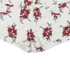 GUESS Womens White & Red Floral Print Casual Shorts XXS W26 Cotton Blend