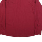 WRANGLER Mens Red 2XL Cotton Shirt Long Sleeve Casual Button Pocket