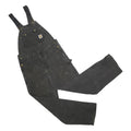 CARHARTT Mens Black Cotton Dungarees Regular Fit M W36 L30 Workwear Utility